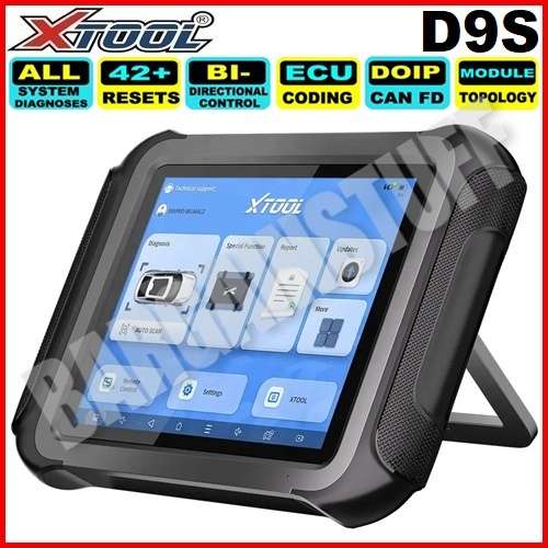 XTool D9S Automotive Professional Key Programmer & Diagnostic Tool with Bi-Directional, ECU Coding