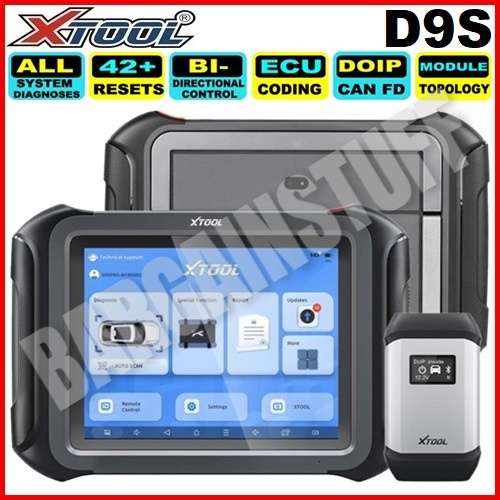 XTool D9S Automotive Professional Key Programmer & Diagnostic Tool with Bi-Directional, ECU Coding