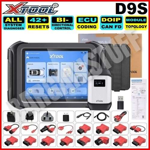 XTool D9S Automotive Professional Key Programmer & Diagnostic Tool with Bi-Directional, ECU Coding