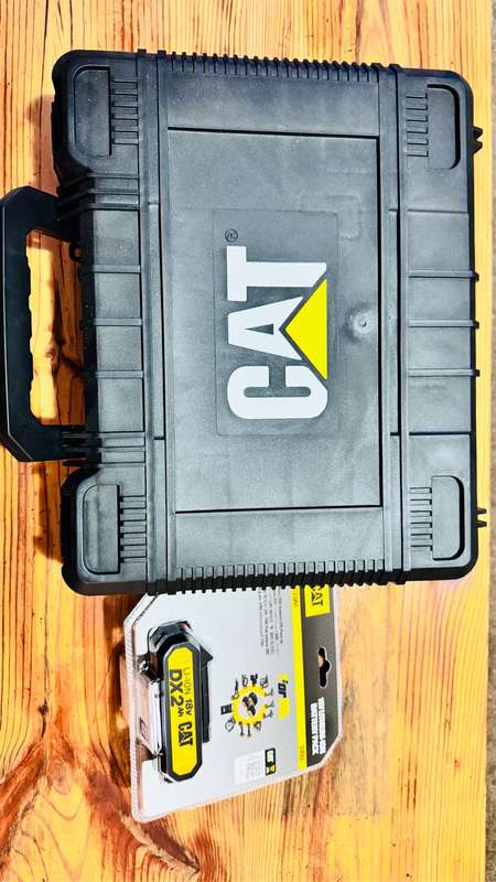 Cat DX155 Cordless Hammer Drill 18V with 2 Batteries