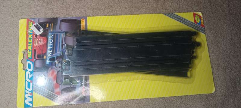Micro Scalextric straight tracks 1/64 scale