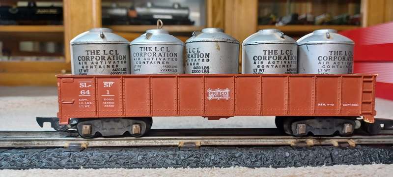 American Flyer 641 Tuscan Painted gondola