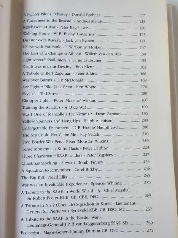 Warriors of the Sky: Springbok Air Heroes In Combat by Peter Bagshawe ''SIGNED''