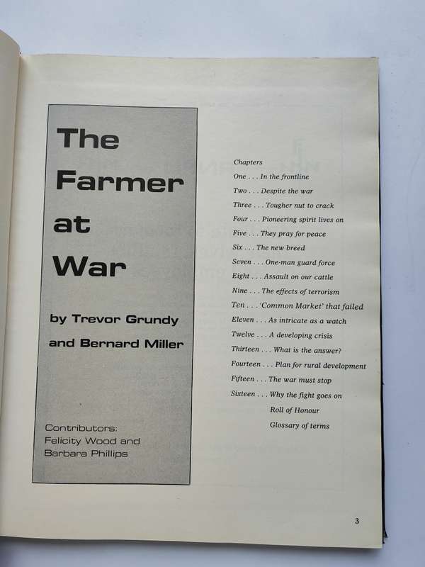 Farmer at War by Trevor Grundy and Bernard Miller