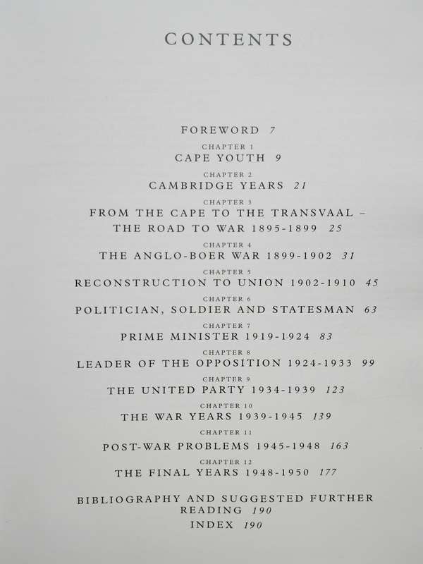 Jan Smuts, An Illustrated Biography - Trewhella Cameron