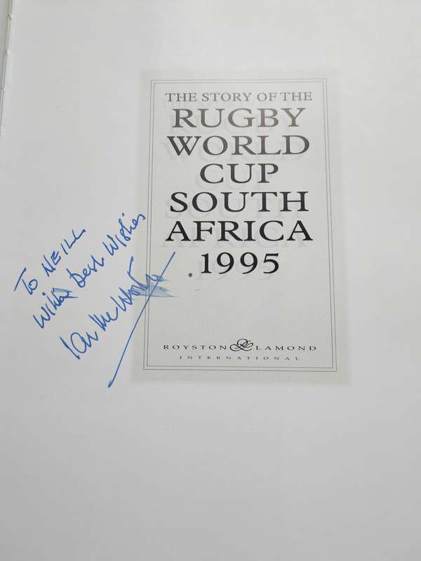 Triumph of a Nation, The Story of the Rugby World Cup S.A. 'SIGNED"
