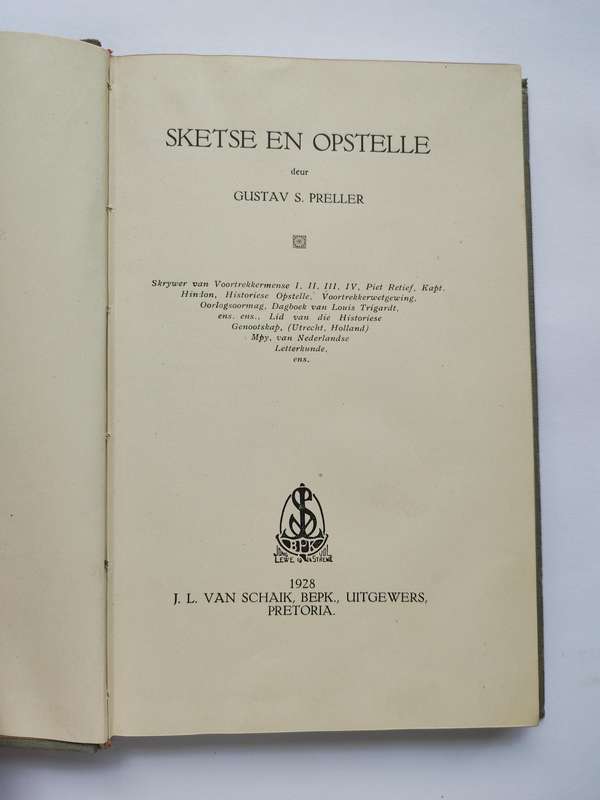 Sketse & Opstelle by Gustav S. Preller