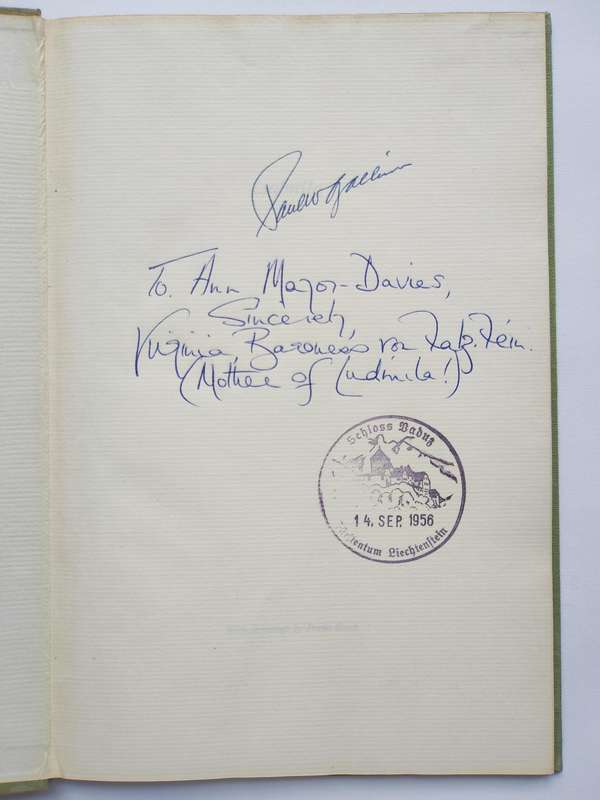 Ludmila : A Story of Liechtenstein by Paul Gallico ""SIGNED"