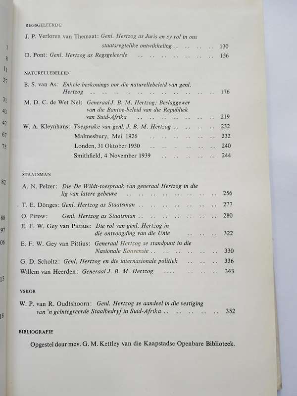 Gedenkboek vir Generaal Hertzog - J. Nienaber(ed)