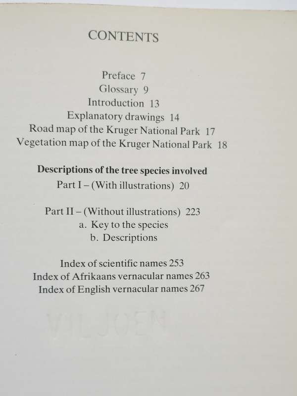 Field Guide to the Trees of The Kruger National Park by Piet van Wyk