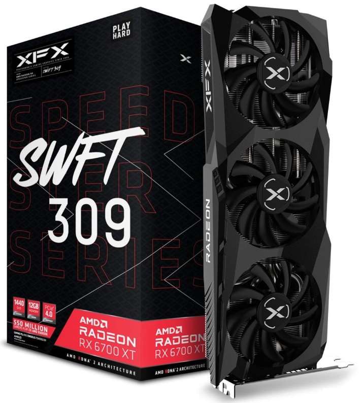 XFX Radeon RX 6700XT SPEEDSTER SWFT 309