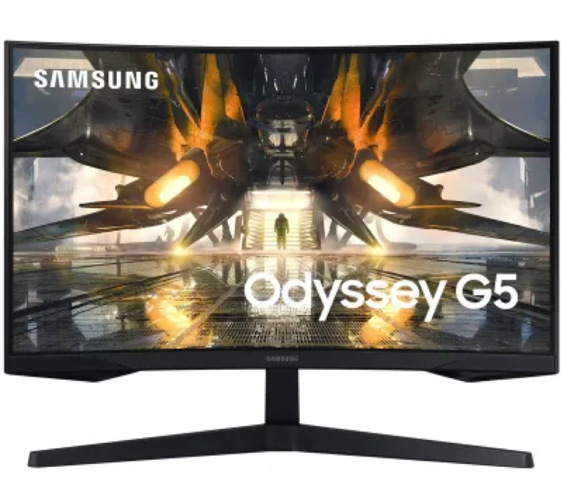 Samsung Odyssey G5 27" QHD 1ms 165Hz FreeSync Gaming Monitor