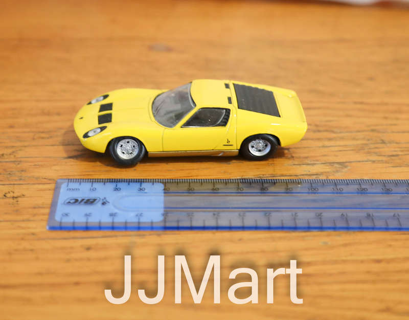 Lamborghini Miura Del Prado 1/43 Yellow Diecast Model Car