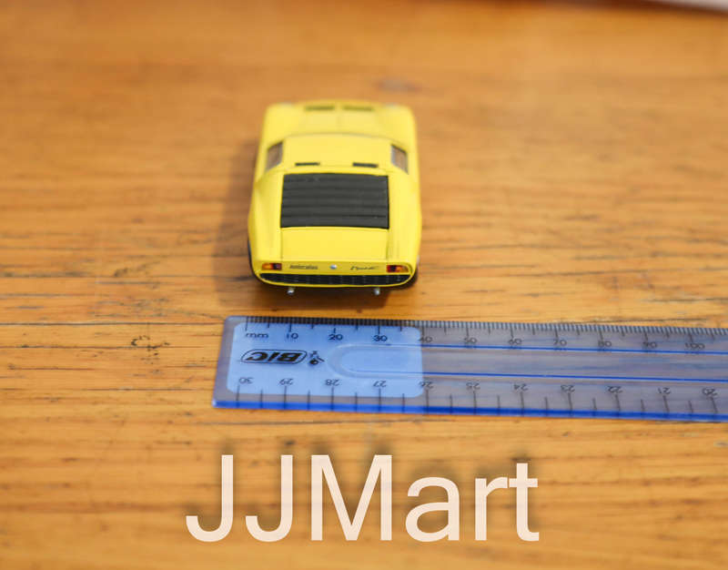 Lamborghini Miura Del Prado 1/43 Yellow Diecast Model Car