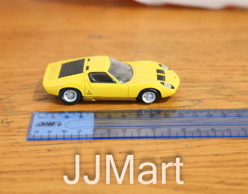 Lamborghini Miura Del Prado 1/43 Yellow Diecast Model Car