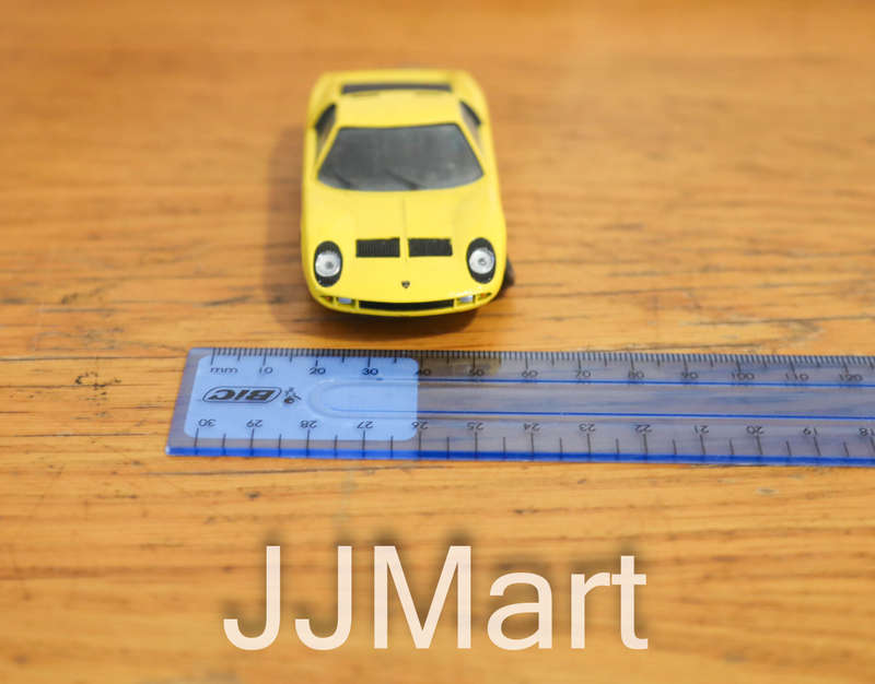 Lamborghini Miura Del Prado 1/43 Yellow Diecast Model Car