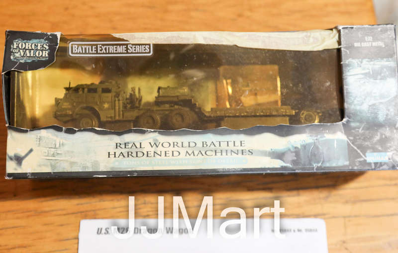 Forces of Valor Die Cast Military Combat Real World Battle Hardened Machines Battle Extreme Series