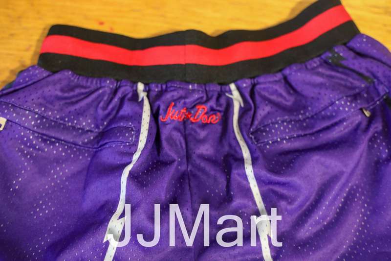 Authentic Just Don - Toronto Raptors 1998-99 Shorts - Purple NBA SIZE M
