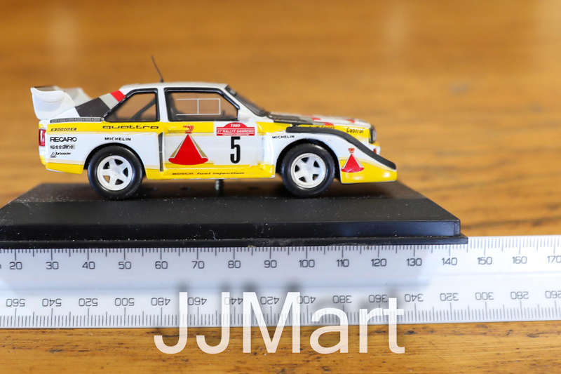 Audi Quattro Sport E2 Rallye Sanremo 1985 Die Cast 1:43 Scale Model Car -
