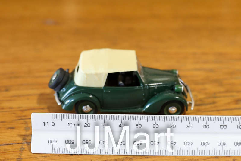 Brumm 1/43 R86 Fiat 508C Cabriolet 1100 1937-39 Green Diecast Model Car