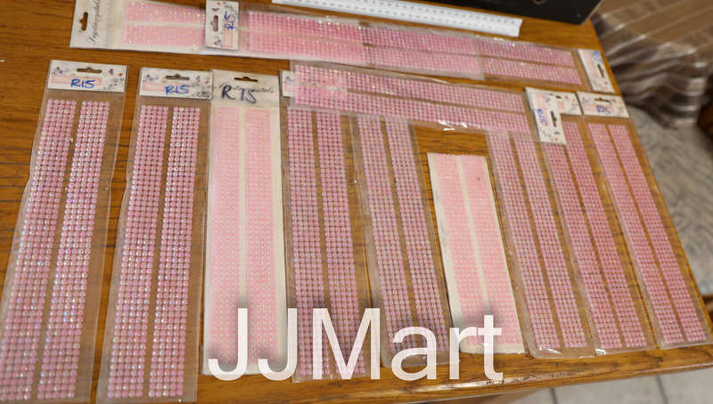 Job Lot Stick On Crystals