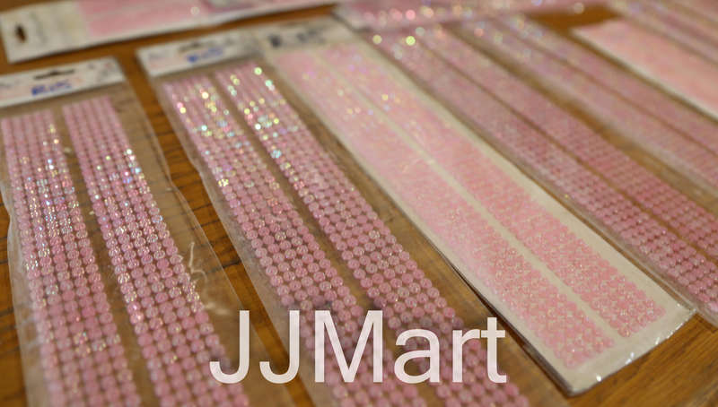 Job Lot Stick On Crystals