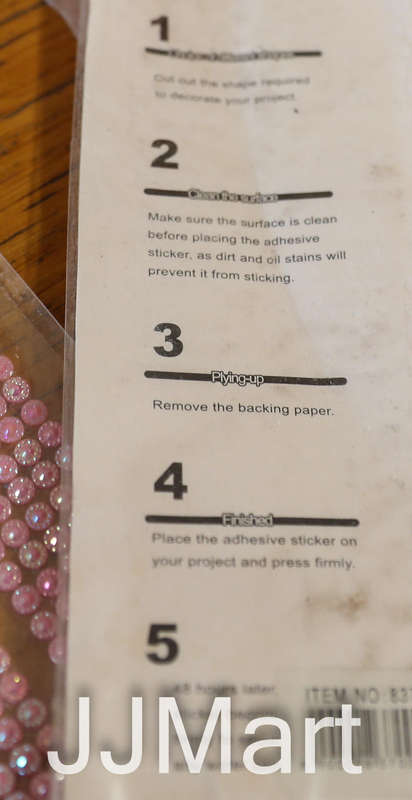 Job Lot Stick On Crystals