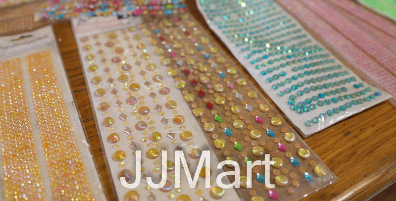 Job Lot Stick On Crystals