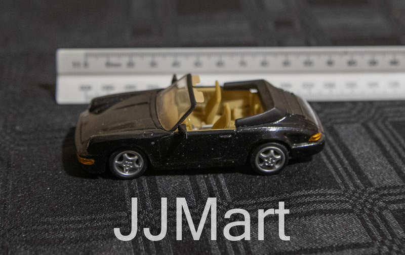 BLACK 1989 PORSCHE 911 1 / 43 die cast model DEL PRADO
