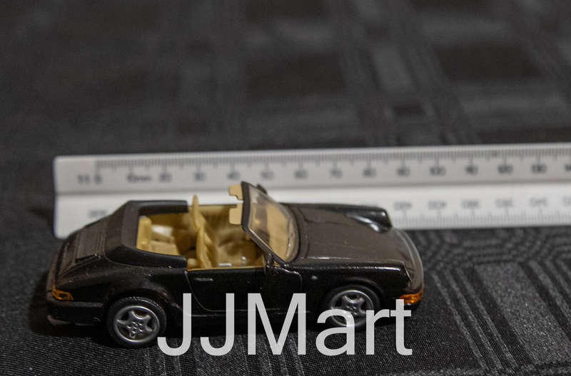BLACK 1989 PORSCHE 911 1 / 43 die cast model DEL PRADO