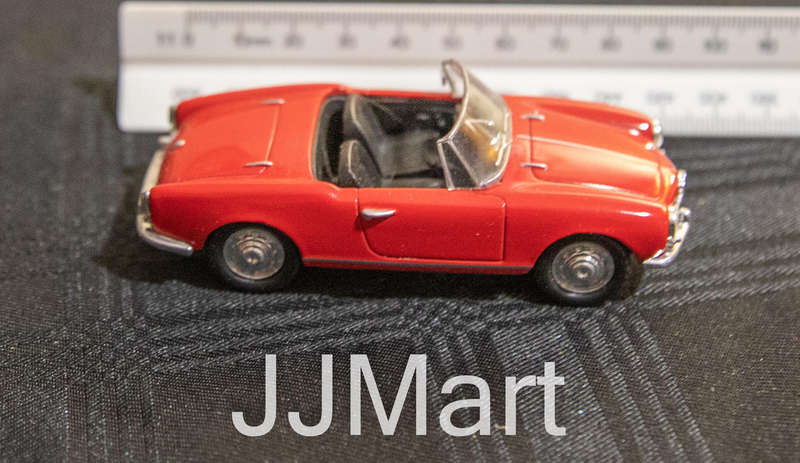 DELPRADO 1/43 type 750 ALFA ROMEO GIULIETTA SPIDER 1955 ROSSO Alfa Romeo Giulietta Spider Red