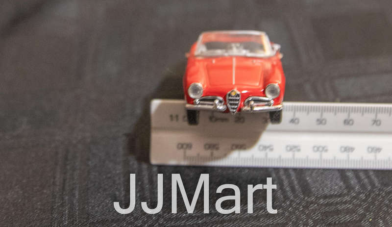 DELPRADO 1/43 type 750 ALFA ROMEO GIULIETTA SPIDER 1955 ROSSO Alfa Romeo Giulietta Spider Red