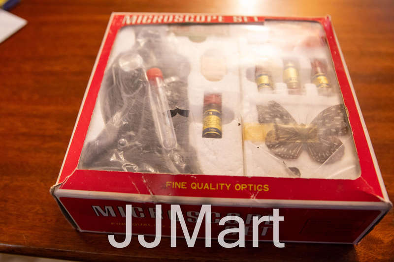 Vintage Kids Microscope set