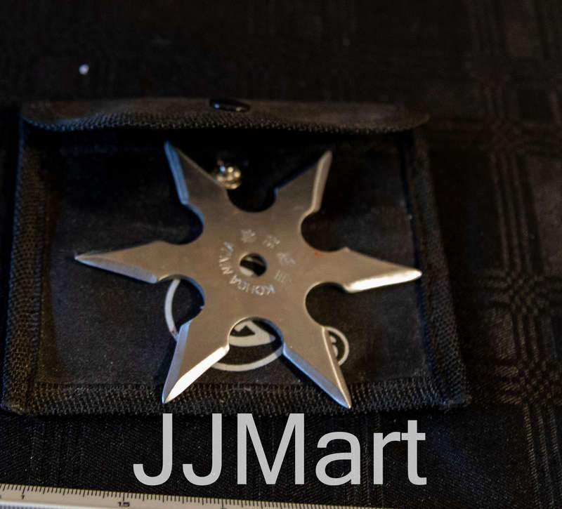 Kohga Ninja Silver 6 Point Star