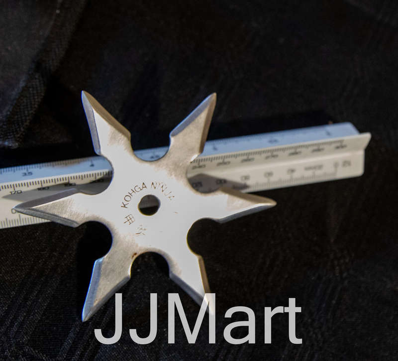 Kohga Ninja Silver 6 Point Star