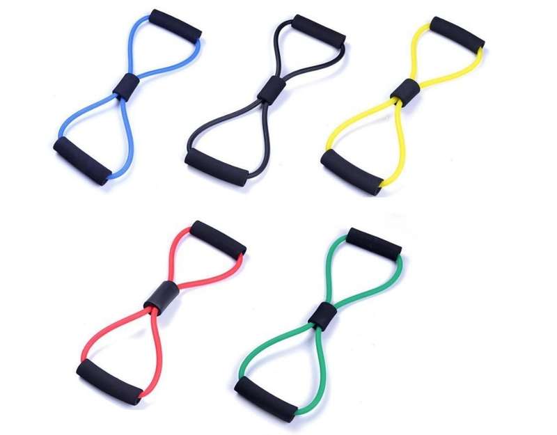 Resistance Bands, Exercise Fitness Cords - Black