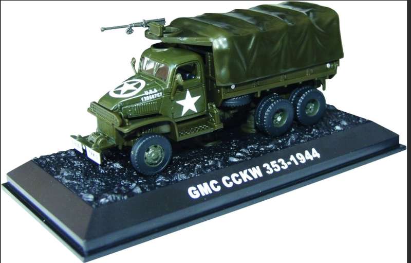 Amercom GMC CCKW 353 -1944 diecast 1:72 army truck model