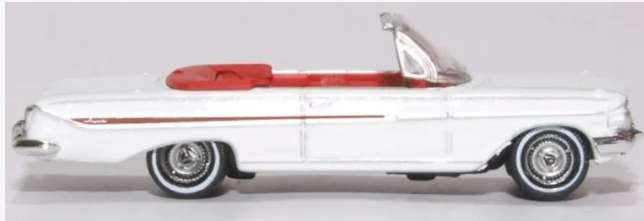 Oxford Diecast  1/87 1961 Chevrolet Impala Convertible (H/O Scale)
