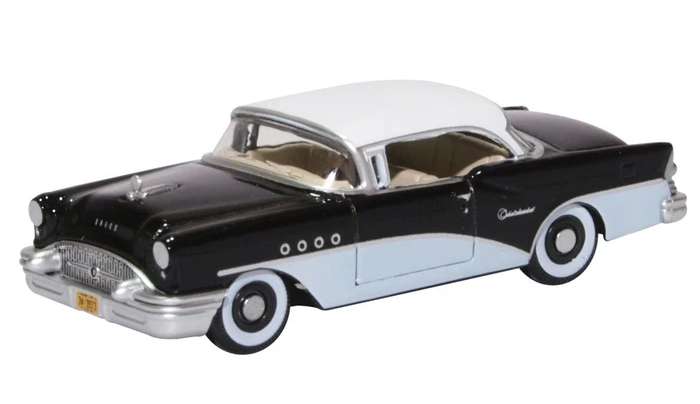 Oxford Diecast Buick Century 1955 Black White (H/O Scale)