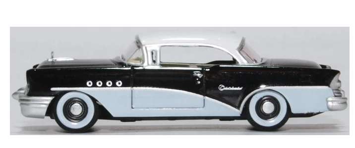 Oxford Diecast Buick Century 1955 Black White (H/O Scale)
