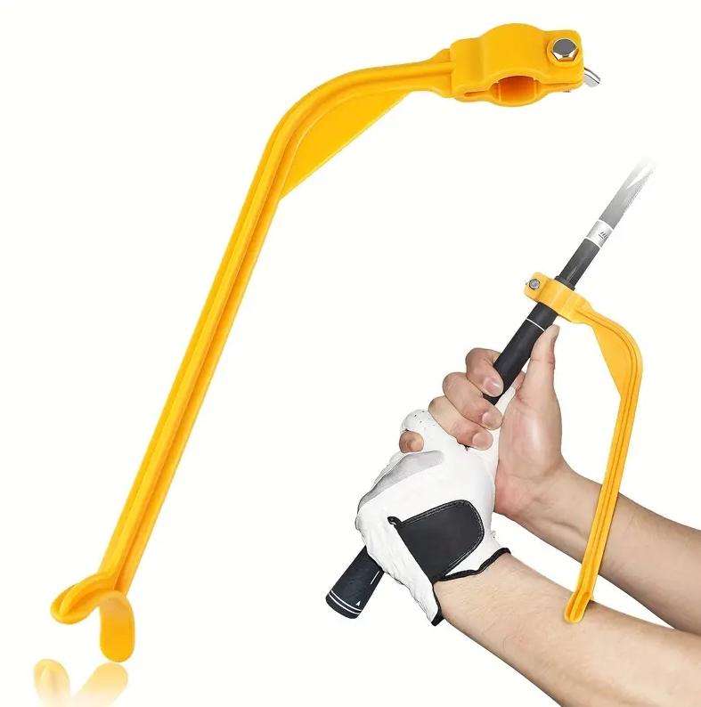 Golf Swing Trainer Aid - Portable PVC Wrist Posture Corrector for Consistent Swing