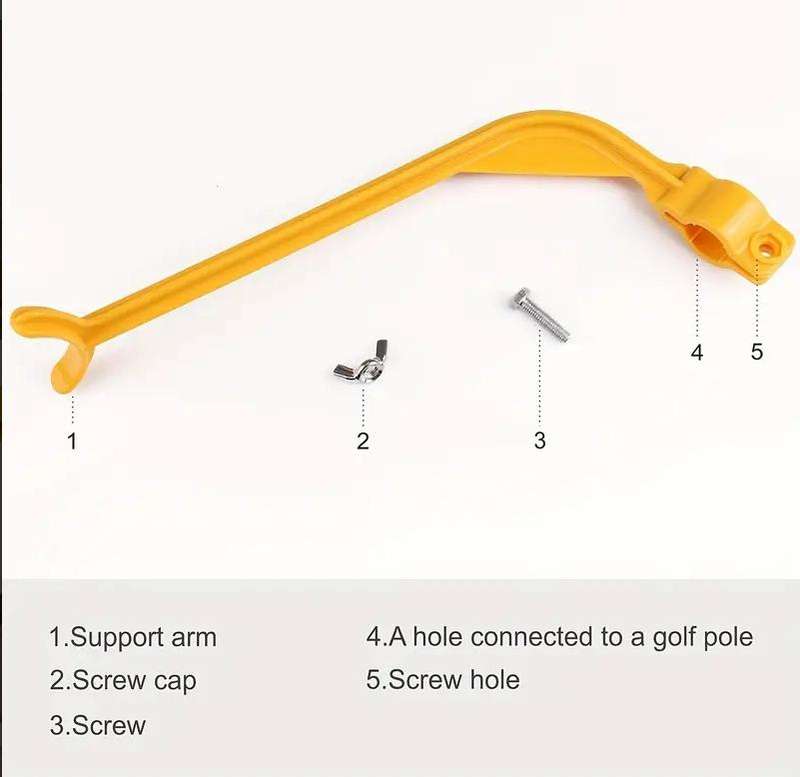 Golf Swing Trainer Aid - Portable PVC Wrist Posture Corrector for Consistent Swing