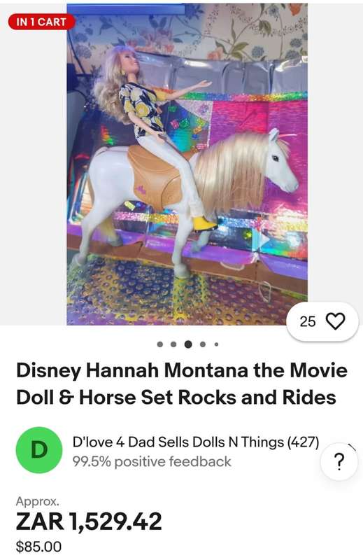2 x Vintage Barbies Hannah Montana PLUS Miley Cyrus