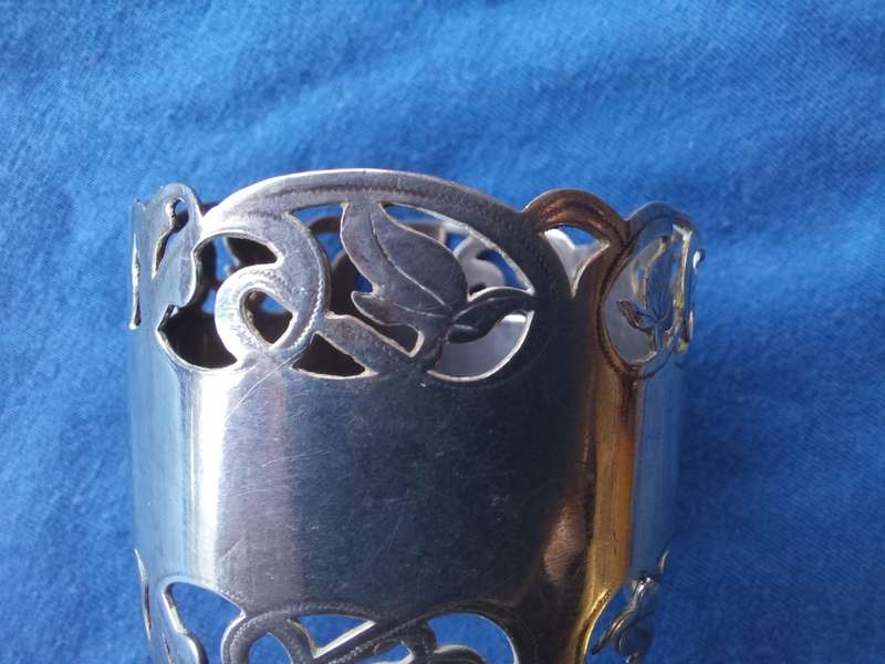 Sterling Silver Serviette Ring 24 gm Birmingham 1908 William Devenport