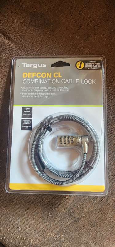 Anti Theft Targus Combination Lock - Sells for R599
