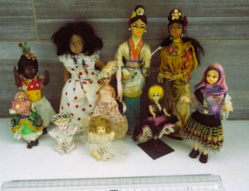 Antique Vintage Collectors' Collection  dolls as 1 lot