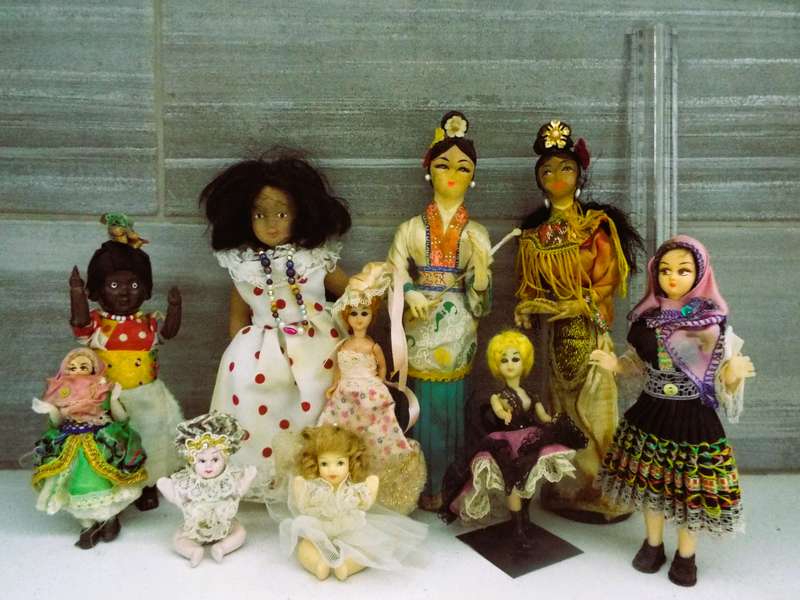 Antique Vintage Collectors' Collection  dolls as 1 lot