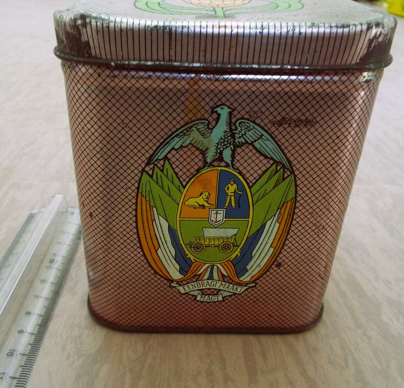 Antique/vintage afrikaans tin