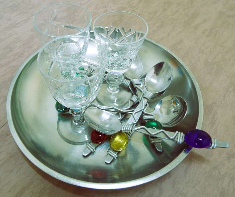 vintage ,,Nice lot of 11 items  crystal glass and more