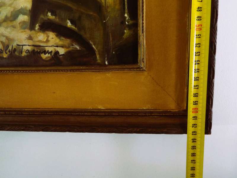 beautiful RARE art signed by the artist oil on canvased